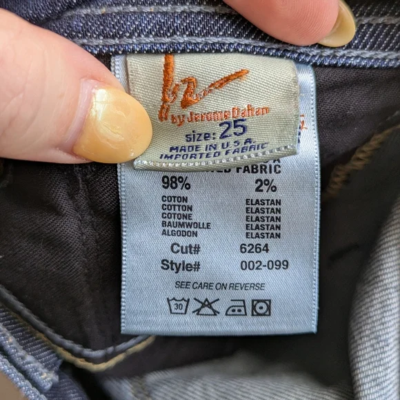 Citizen Of Humanity By Jerome Dahan Blue Denim Womens Jeans Slight Flare Size 25 - Picture 5 of 9